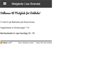 Tablet Screenshot of matglede-bakkebo.no